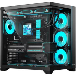 Hiditec H3 Pro Caja Gaming Semitorre ATX con Cristal Templado y Ventilador ARGB 120mm